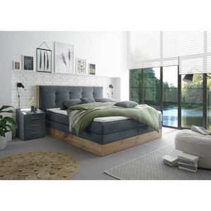 Livetastic BOXSPRINGOVÁ POSTEĽ, 180/200 cm, antracitová vyobraziť