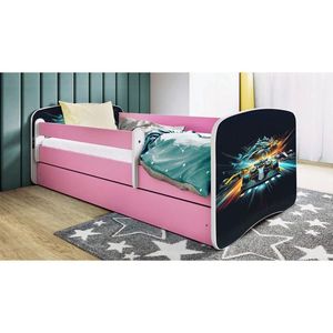 MID.YOU POSTEĽ PRE DETI A MLÁDEŽ 80/160 cm, biela, pink vyobraziť