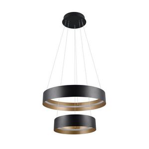LED ZÁVESNÁ LAMPA, 60/150 cm - čierna vyobraziť