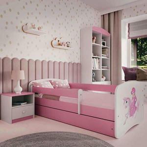 MID.YOU POSTEĽ PRE DETI A MLÁDEŽ 80/160 cm, biela, pink vyobraziť