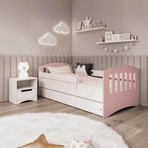 MID.YOU POSTEĽ PRE DETI A MLÁDEŽ 80/160 cm, biela, pink vyobraziť
