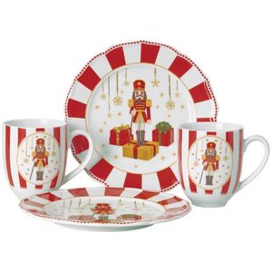 Hutschenreuther RAŇAJKOVÁ SÚPRAVA Christmas Love Red 4-dielne vyobraziť