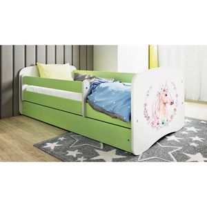 MID.YOU POSTEĽ PRE DETI A MLÁDEŽ 80/160 cm, zelená, biela vyobraziť