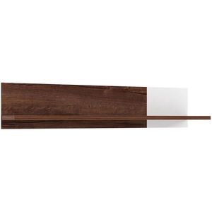 Carryhome NÁSTENNÁ POLICA, biela, farba duba, 120/25/23 cm vyobraziť