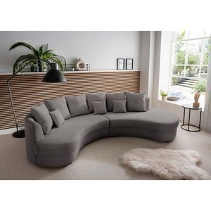 Livetastic SEDACIA SÚPRAVA, textil, sivá vyobraziť