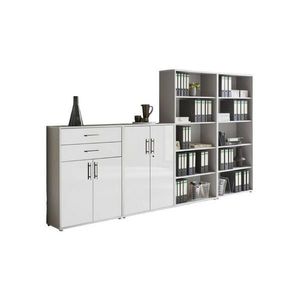 MID.YOU SKRINKA NA DOKUMENTY, sivá, biela s vysokým leskom, 337, 6/185, 6/33 cm vyobraziť