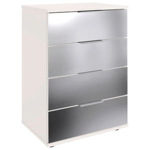 MID.YOU NOČNÝ STOLÍK, číra, biela, hliníková, 52/74/38 cm vyobraziť