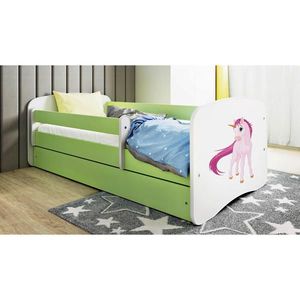 MID.YOU POSTEĽ PRE DETI A MLÁDEŽ 80/160 cm, zelená, biela vyobraziť