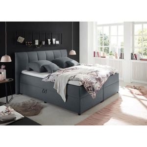 Posteľ boxspring, cca 180 x 200 cm, antracitová vyobraziť