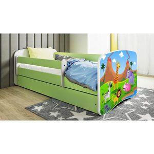 MID.YOU POSTEĽ PRE DETI A MLÁDEŽ 80/160 cm, zelená, biela vyobraziť