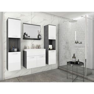P & B KÚPEĽŇA, biela, biela s vysokým leskom, 140 cm vyobraziť