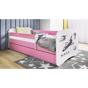 MID.YOU POSTEĽ PRE DETI A MLÁDEŽ 80/160 cm, biela, pink vyobraziť