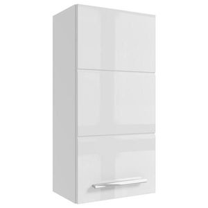 MID.YOU ZÁVESNÁ SKRINKA, biela s vysokým leskom, biela, 34/70/23 cm vyobraziť