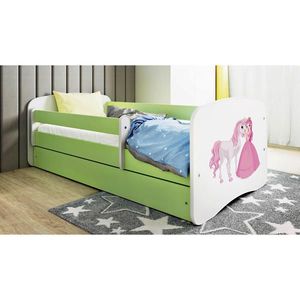MID.YOU POSTEĽ PRE DETI A MLÁDEŽ 80/160 cm, zelená, biela vyobraziť