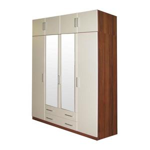 Skriňa ESO 4-dverová 61540 orech/biela vyobraziť