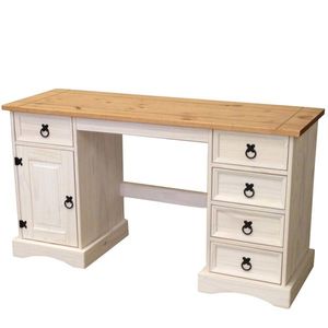 Písací stôl CORONA biely vosk 16334B vyobraziť