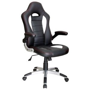 Kancelárske kreslo RACER čierna/biela vyobraziť