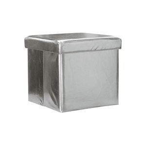 Sedací úložný box strieborný vyobraziť