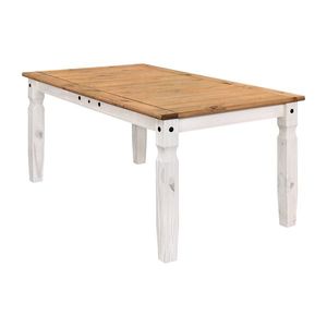 Jedálenský stôl 178x92 CORONA biely vosk vyobraziť