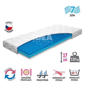 Matrac s poťahom IDEA TONA COOL 90x200x17 vyobraziť