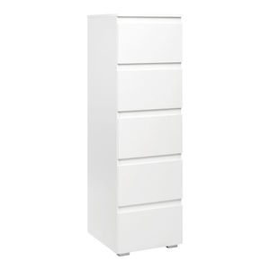 Komoda 5 zásuviek IMAGE 6 biela vyobraziť