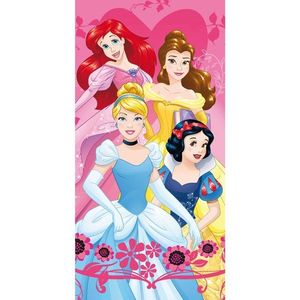 Jerry Fabrics Detská osuška s potlačou - Princezné - heart | 70 x 140 cm vyobraziť