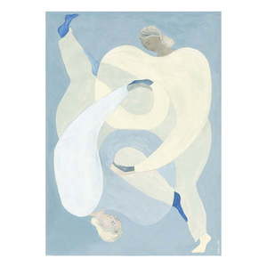Plagát 50x70 cm Hold You - Blue – Sofia Lind – The Poster Club vyobraziť