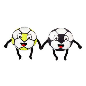 Plyšové detské vankúšiky v súprave 2 ks 25x25 cm Forever Together Football – Catherine Lansfield vyobraziť