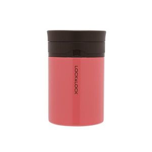 LOCKNLOCK Nerezová termoska na jedlo a pitie LOCK Wave 500ml ružová vyobraziť
