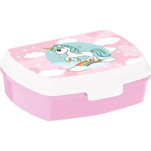 STOR Plastový desiatový box jednorožec 17, 5x14x6, 5cm vyobraziť