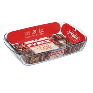Sklenený pekáč s ušami PYREX 40x27cm/3, 7l., borosilikát vyobraziť
