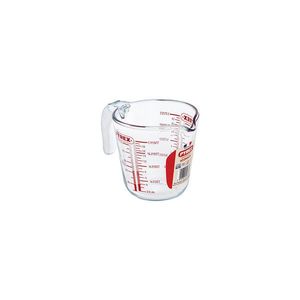 Sklenená odmerka s lievikom PYREX 500ml vyobraziť