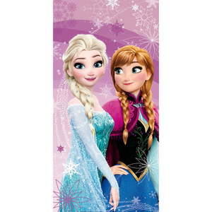Bavlnená detská osuška 70x140 cm Frozen "Pink-purple" – Jerry Fabrics vyobraziť