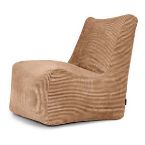 Hnedý menčestrový sedací vak Seat Lounge – SLOWDOWN vyobraziť