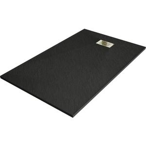 MEXEN/S - Hugo sprchová vanička SMC 150x80, čierna, krytka zlatá 42708015-G vyobraziť