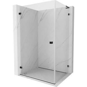 MEXEN/S - Lunar-B L sprchový kút dvere krídlové ľavá 100 x 90, transparent, čierna 832L-100-090-70-00-L vyobraziť