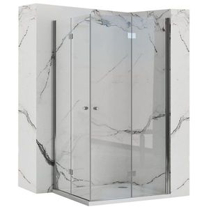 REA/S - Skladací sprchovací kút FOLD N2 90 x 110 KPL-07455 vyobraziť
