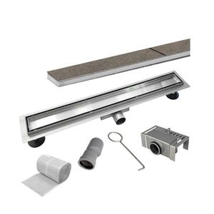 Mereo Odtokový sprchový žľab 60 cm, vr. roštu TILE CZ130 vyobraziť