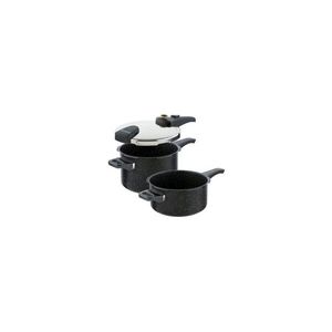 Kolimax Sada tlakových hrncov BIOMAX s BIO ventilom, priemer 22cm, objem 5.5l + 4.0l, BLACK GRANITEC vyobraziť