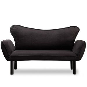 2-miestna pohovka Chatto 140 cm čierna vyobraziť