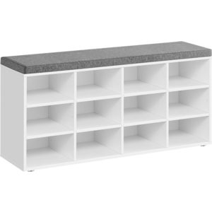 Botník Vasagle Endersen 104 cm biely vyobraziť