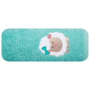 Detská bavlnená osuška BABY31 Ovečka 50x90 cm mätová vyobraziť
