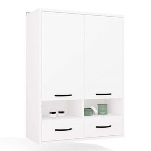 Horná závesná skrinka do kúpeľne Nina 66 cm biela vyobraziť