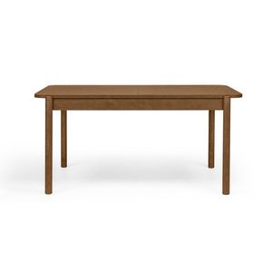 Jedálenský rozkladací stôl Iselio 160/200 cm z masívu hnedý vyobraziť