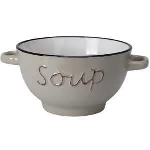 Kameninová miska na polievku SOUP 650 ml béžová vyobraziť