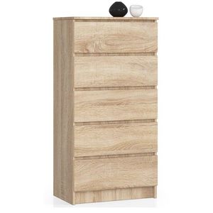 Komoda Kuba s 5 zásuvkami 60 cm dub sonoma vyobraziť