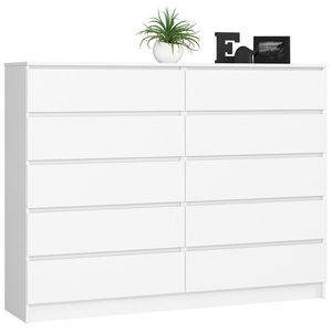 Komoda Rollo K 160 cm biela matná vyobraziť