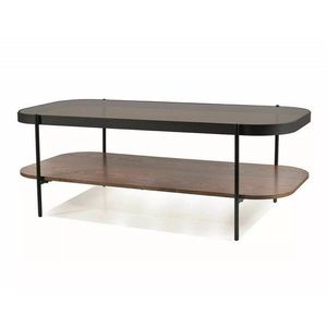 Konferenčný stolík Prima A 120 cm orech/čierny vyobraziť