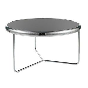 Konferenčný stolík Scarlet 74 cm čierny/chróm vyobraziť