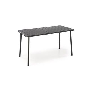 Kovový záhradný stôl Bosco 140 cm čierny vyobraziť